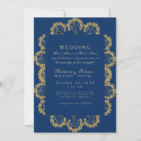 Mariage de style indien Blue and Gold Regal