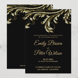 Invitation Mariage De Tourbillon Argent Et Diamants Or