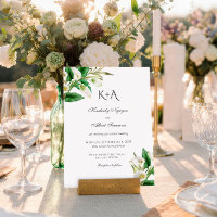 Mariage de typographie personnalisée White Lily