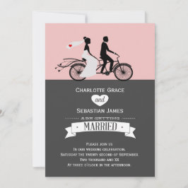 Invitation Mariage De Vélos Cute Tandem