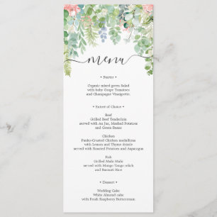 Invitation Mariage de verdure douce ou Fête de l'mariée