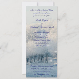 Invitation Mariage de Winter Wonderland