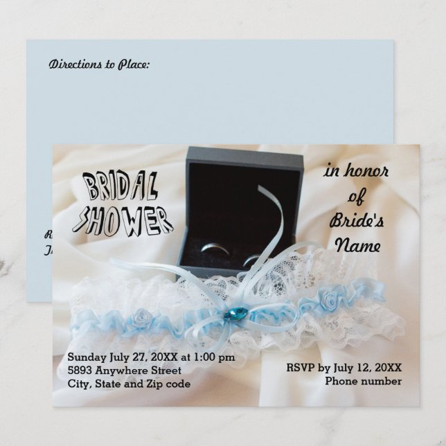 Invitation mariage des anneaux et de la Fête des m (Devant / Derrière)
