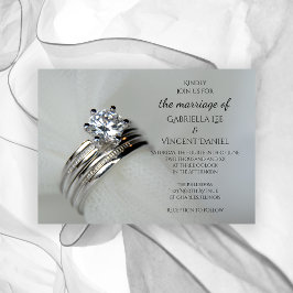 Invitation Mariage des anneaux mariages