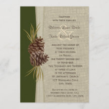 Mariage des pins de bois