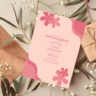 Invitation Mariage des tonalités à thème des années 70 Super 