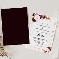 Mariage d'Espagne d'or géométrique Bourgogne