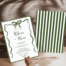 Mariage d'esquisse de ruban à ruban à main verte