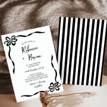 Mariage d'esquisse de ruban noir à main dessinée