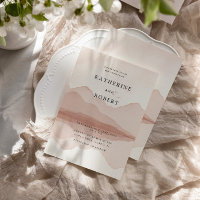 Mariage Destination Blush Mountain Range