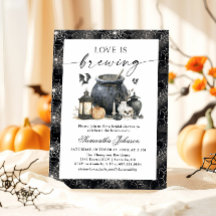 Mariage d'Halloween : L'Amour se Prépare Pluie de