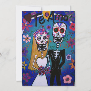 INVITATION MARIAGE DIA DE LOS MUERTOS