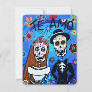 INVITATION MARIAGE DIA DE LOS MUERTOS