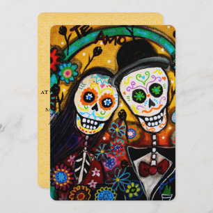 INVITATION MARIAGE DIA DE LOS MUERTOS