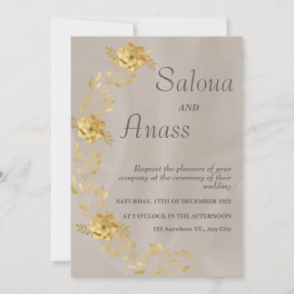 Invitation Mariage d'invitation