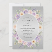 Mariage Douce Étreinte Florale de Lavande