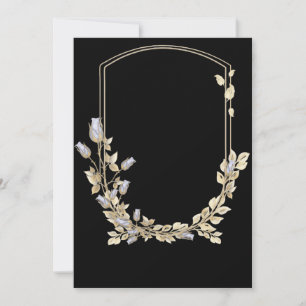 Invitation Mariage du bouclier de fleurs