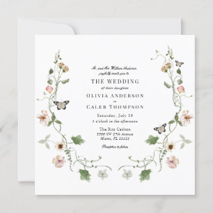 Invitation Mariage du jardin de Fairytale Floral