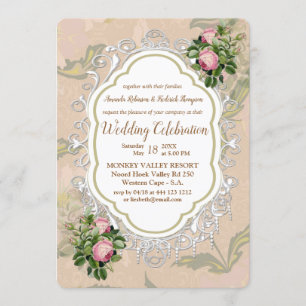Invitation Mariage du jardin victorien Bush