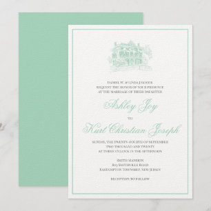 Invitation Mariage du manoir de Smithville