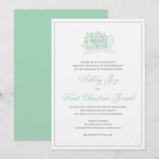 Invitation Mariage du manoir de Smithville