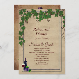 Invitation Mariage du vignoble russe