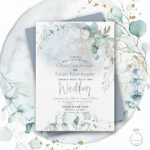 Mariage | Dusty Blue Over the Moon in Love