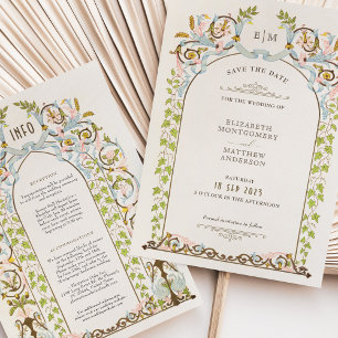 Invitation Mariage Élégance Royale Victorienne : Sauvegarder