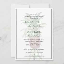 Invitation Mariage élégant ananas Répétition chic moderne
