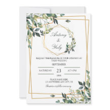 mariage élégant avec feuillage botanique chic