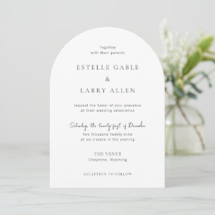 Invitation Mariage Élégant Classique