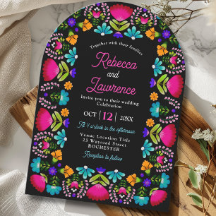 Invitation Mariage élégant de fiesta