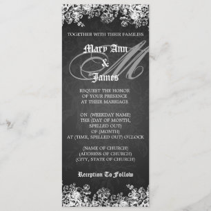Invitation Mariage élégant de style victorien