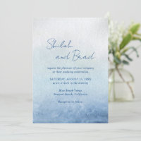 Mariage élégant et bleu Shiloh