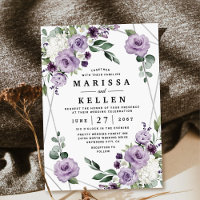 Mariage élégant et géométrique floral et argenté v