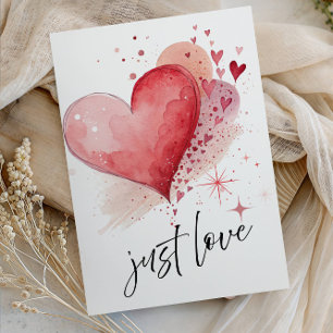Invitation Mariage Élégant « Just Love » - Romantique Minimal