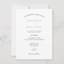 Mariage Élégant Minimaliste
