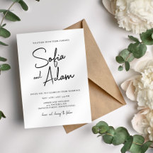 Mariage élégant minimaliste blanc