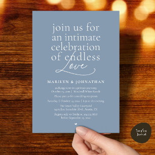 Invitation Mariage Élégant Moderne, Amour Éternel, Réception