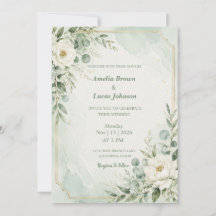 Mariage Élégant Vert Menthe