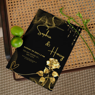 Invitation Mariage Élégante - Style Marié Classiqu