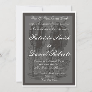 Invitation Mariage éléphant