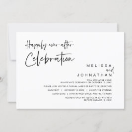 Invitation Mariage Elopement, Heureusement Jamais Après Céléb
