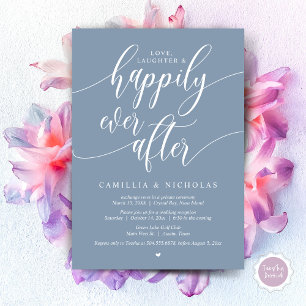 Invitation Mariage Elopement, Heureusement Jamais Après Fête 
