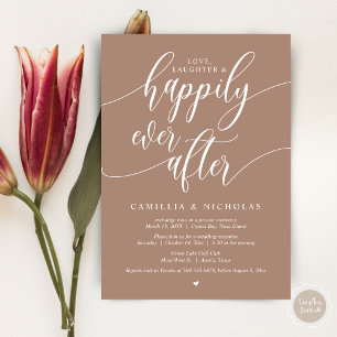 Invitation Mariage Elopement, Heureusement Jamais Après Fête