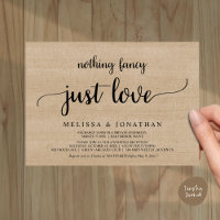 Mariage Elopement, Rien De Fancy Just Love Diner