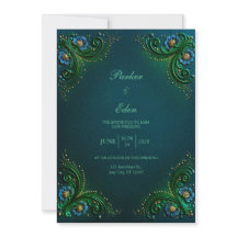 Mariage en filigrane d'émeraude et de saphir