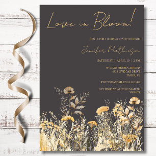 Invitation Mariage en Fleur Fête de Mariée aux Fleurs Sauvage