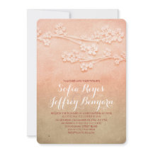 Mariage en fleurs roses invite