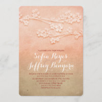 Mariage en fleurs roses invite